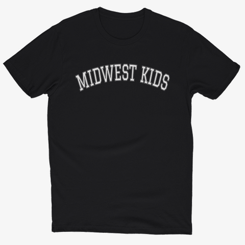 Midwest Kids OG Tee (Black with white)