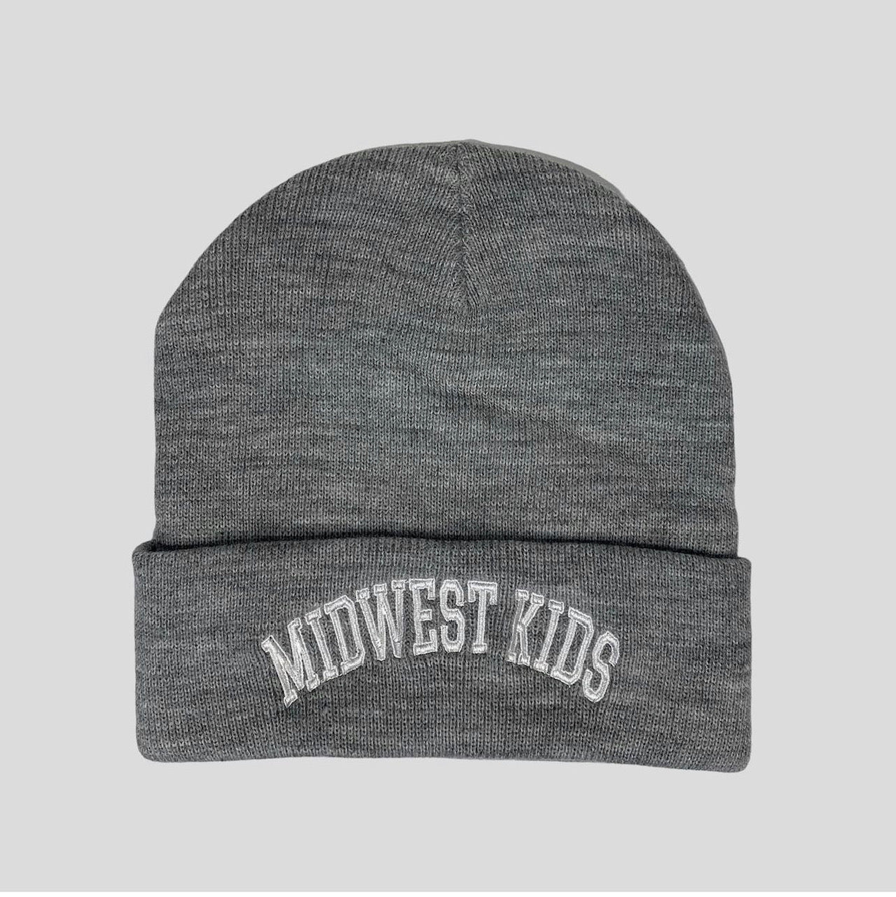 Midwest Kids Classic Logo Beanie (Grey)